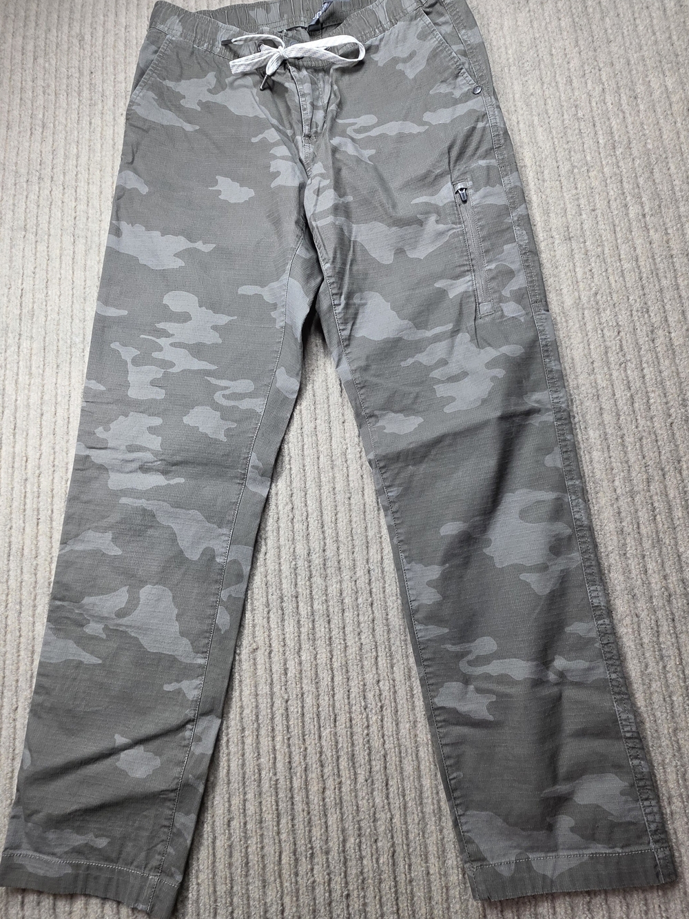 Vuori Ripstop Climber Pants Gray 28" Inseam Camo Hiking Gray Size Small Men's